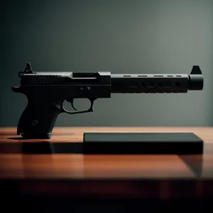 Deadly Arsenal: Revolver Gun with Cartridge Holder