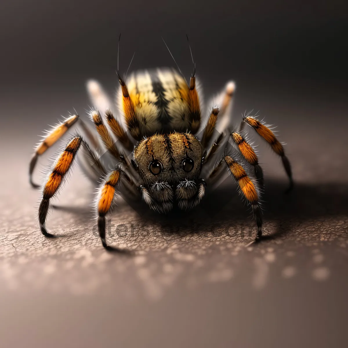 Picture of Fearsome Arachnid: Black & Gold Garden Spider