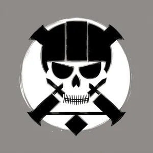 Pirate Cartoon Symbol Design Icon Sign