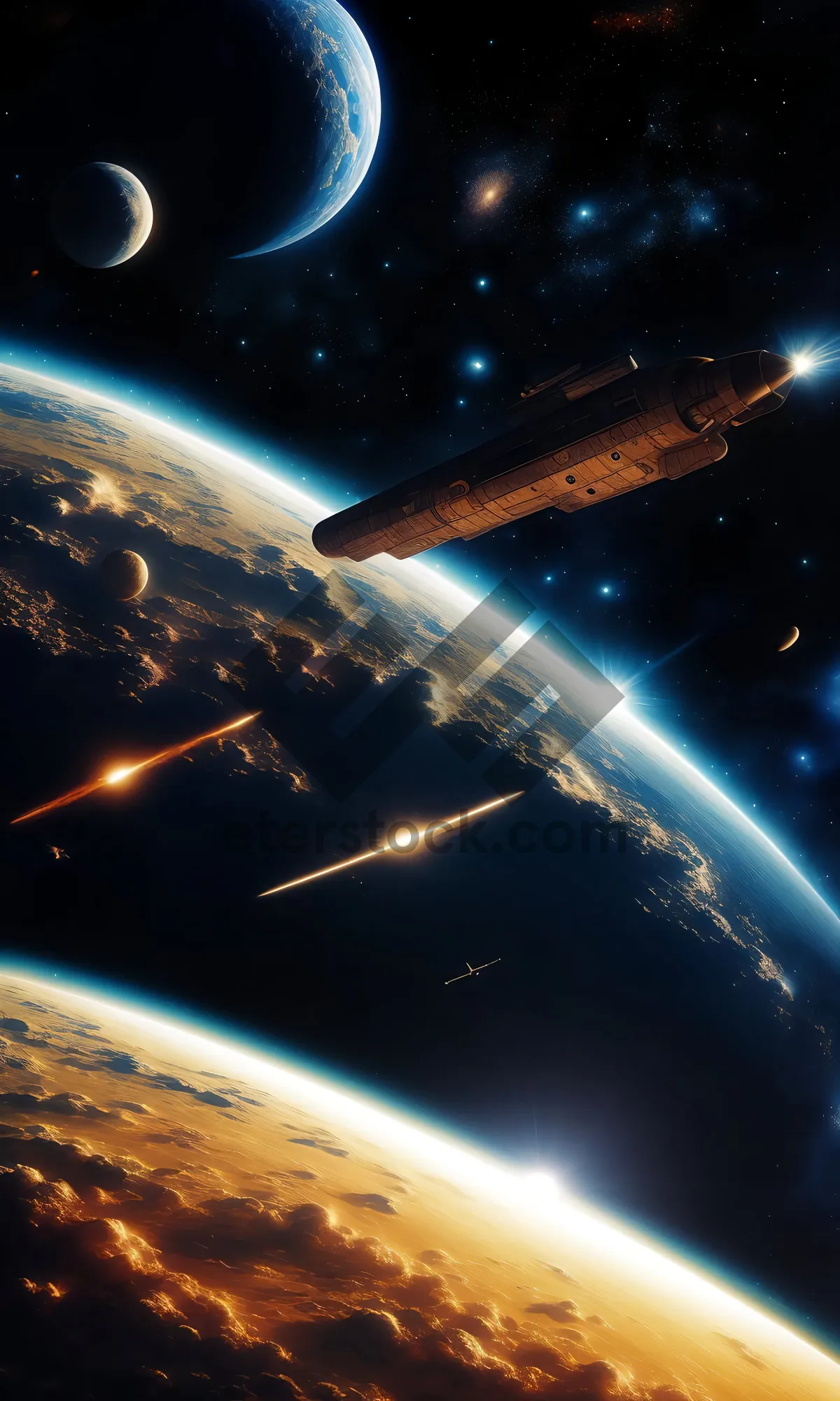 Picture of Mystic Celestial Glow: A Nightly Space Fantasy