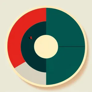 Shiny round graphic icon symbolizing business web design