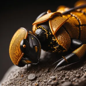 Insect Arthropod Close-up: Cockroach and Dragonfly, Lighter Device