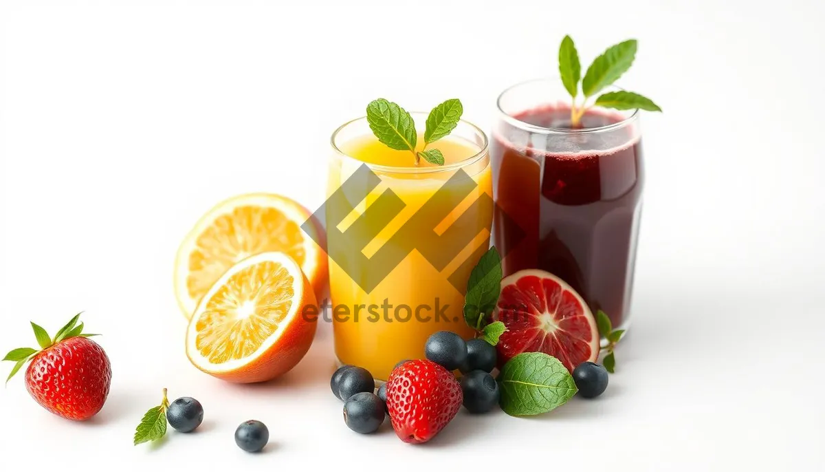 Picture of Fresh Fruit Juice Mix with Citrus and Strawberries