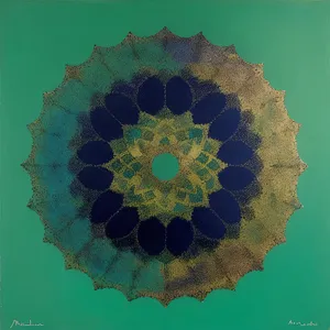 Infectious Gear: Microorganism Art - Sunflower Circle