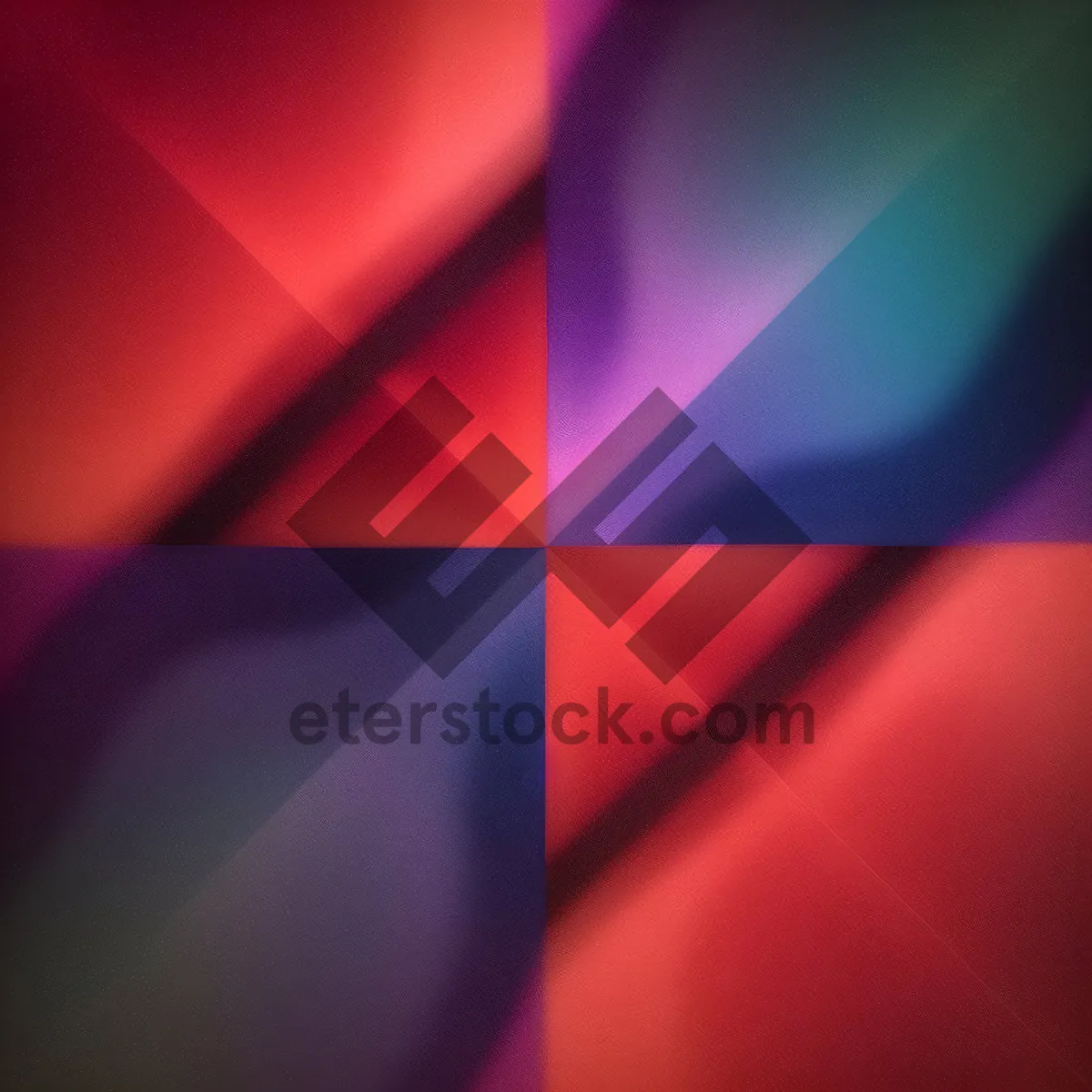 Picture of Mystic Geometric Rainbow: Futuristic Digital Artwork