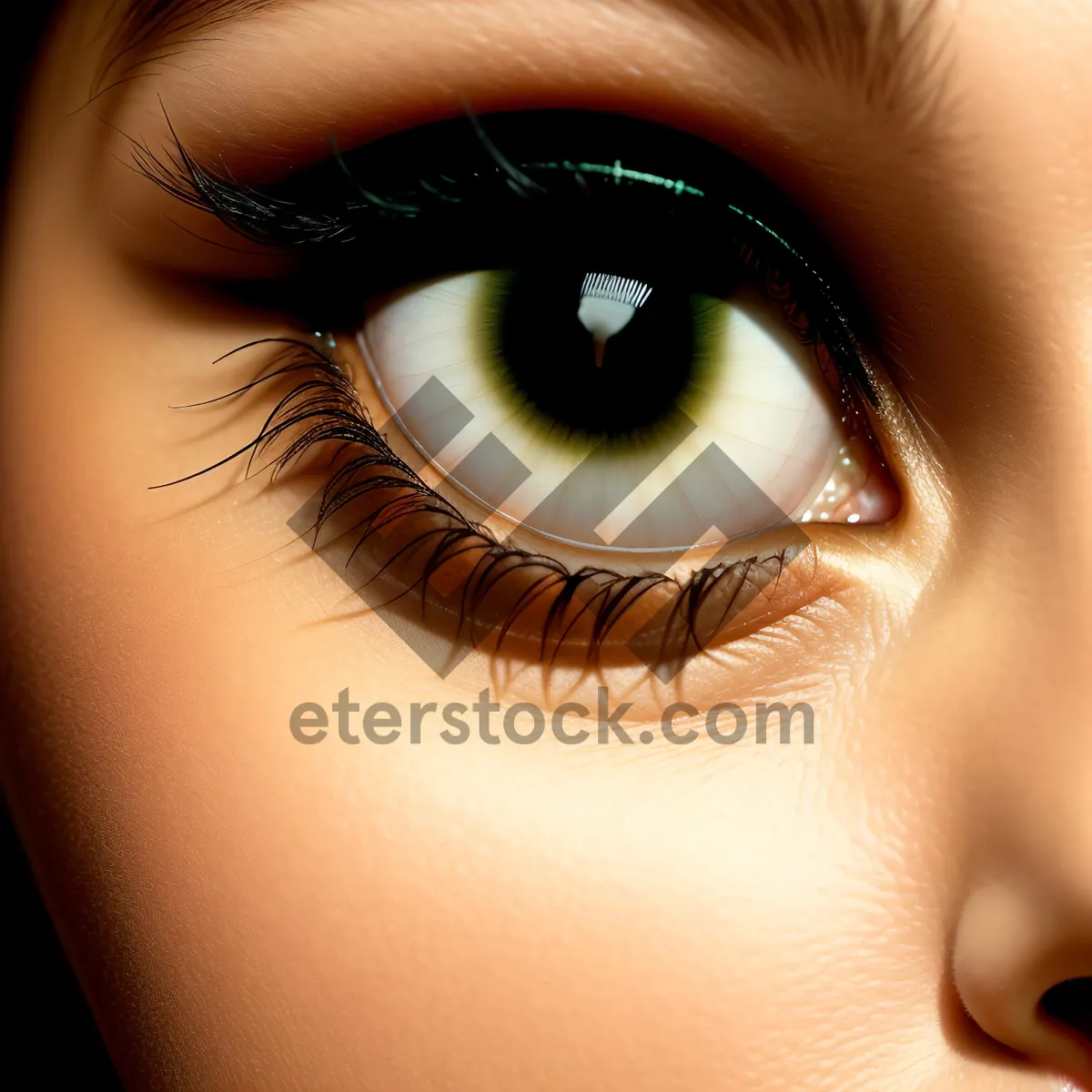 Picture of Captivating Eye Makeup Enhancing Natural Beauty