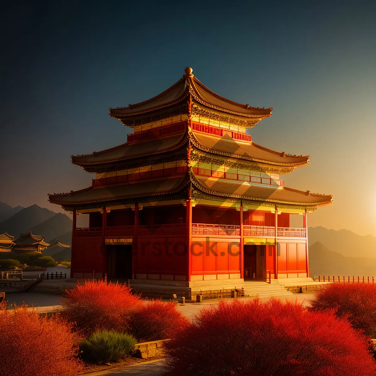 Picture of Iconic Temple of Heaven in Ancient China