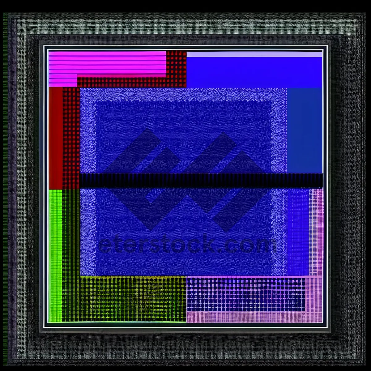 Picture of Vintage Grunge Frame Design with Retro Texture