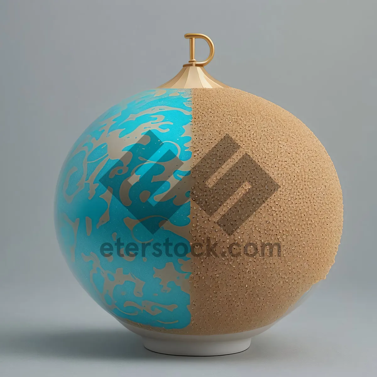 Picture of Festive Winter Fruit Decoration in Shiny Gold