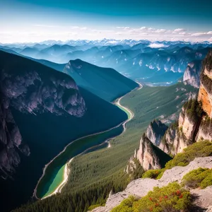 Serene High Mountain Lake Reflections