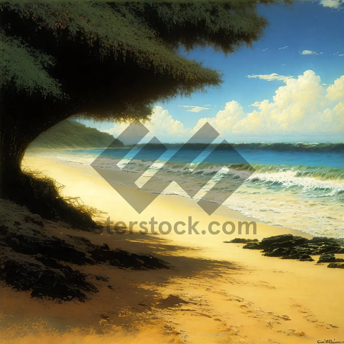 Picture of Coastal Escape: Serene Sands and Turquoise Waters