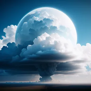 Global Cloudscape: Earth's Colorful Atmosphere