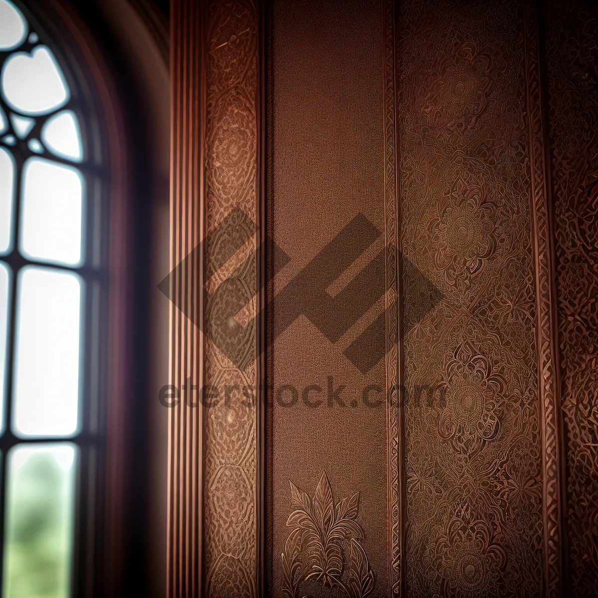 Picture of Vintage Grunge Wallpaper with Rusty Frame