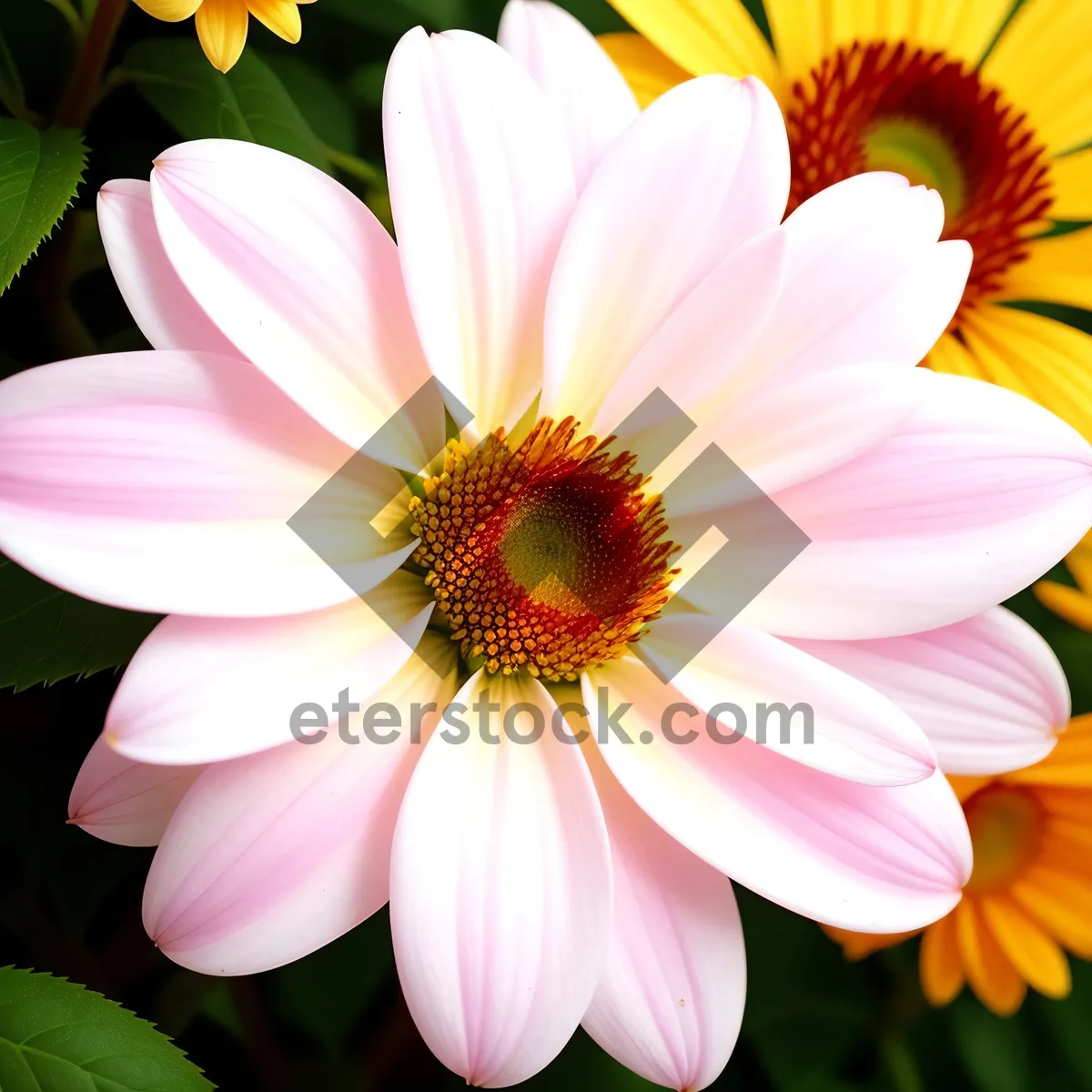 Picture of Vibrant Sunflower Blossom in Full Bloom