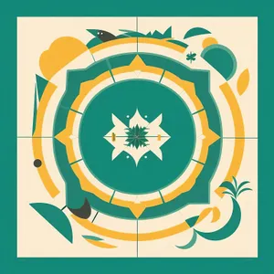 Heraldic Symbol Art: Iconic Design Sign