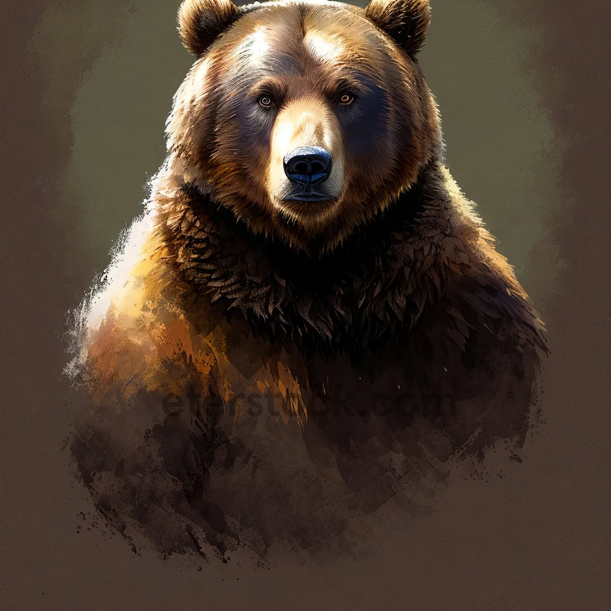 Picture of Brown Bear - Majestic Creature of the Wild