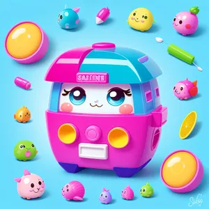 Cute Cartoon Jelly Set Design