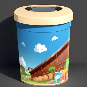 Metal Rain Barrel - Container for Harvesting Rainwater