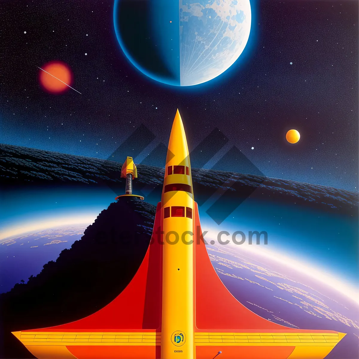 Picture of Night Sky Rocket - Weapon of Airborne Conveyance.