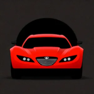 Black Car Helmet - Symbol of Speed and Safety"
or
"3D Crash Helmet - Essential Car Safety Gear