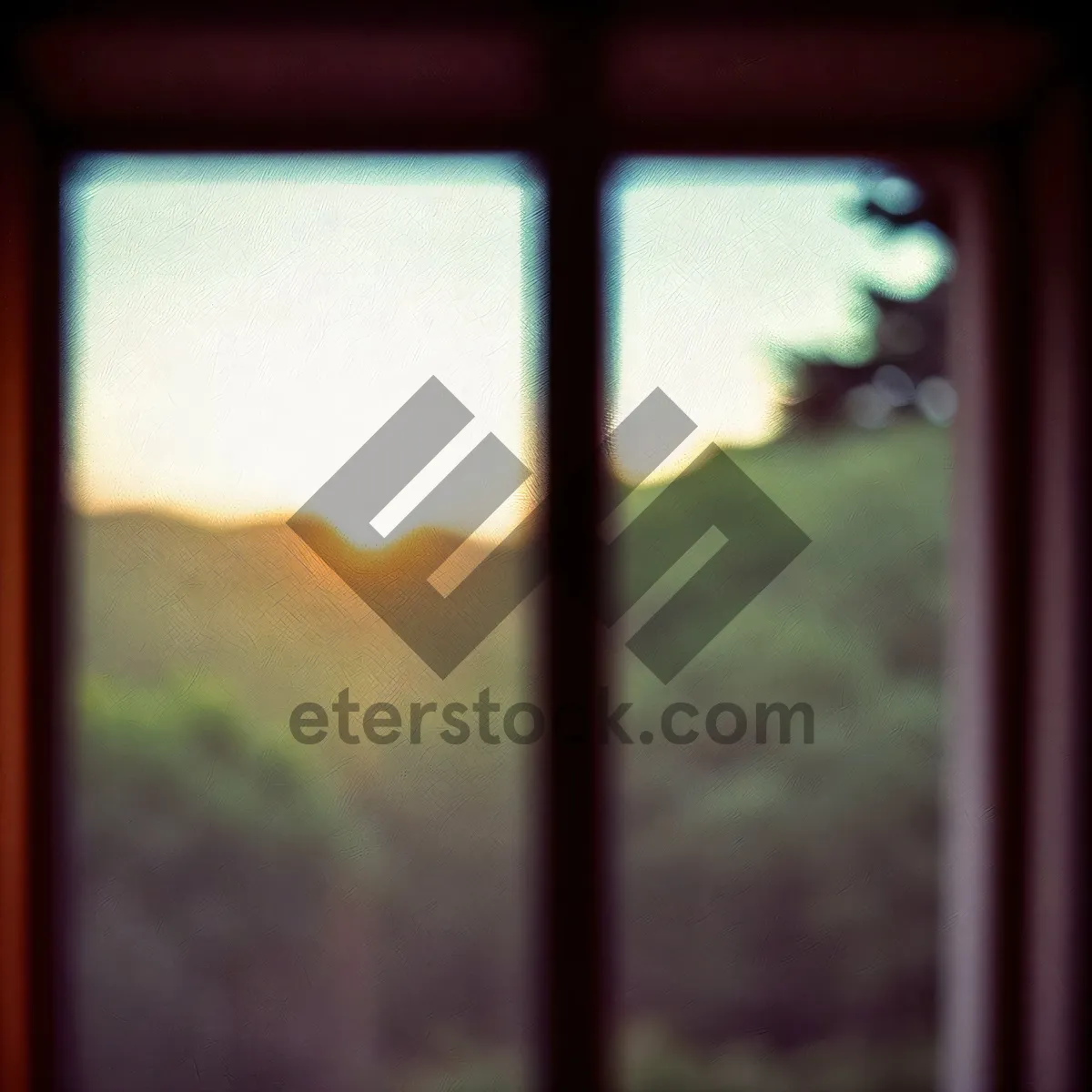 Picture of Sliding Door with Textured Window Screen Design