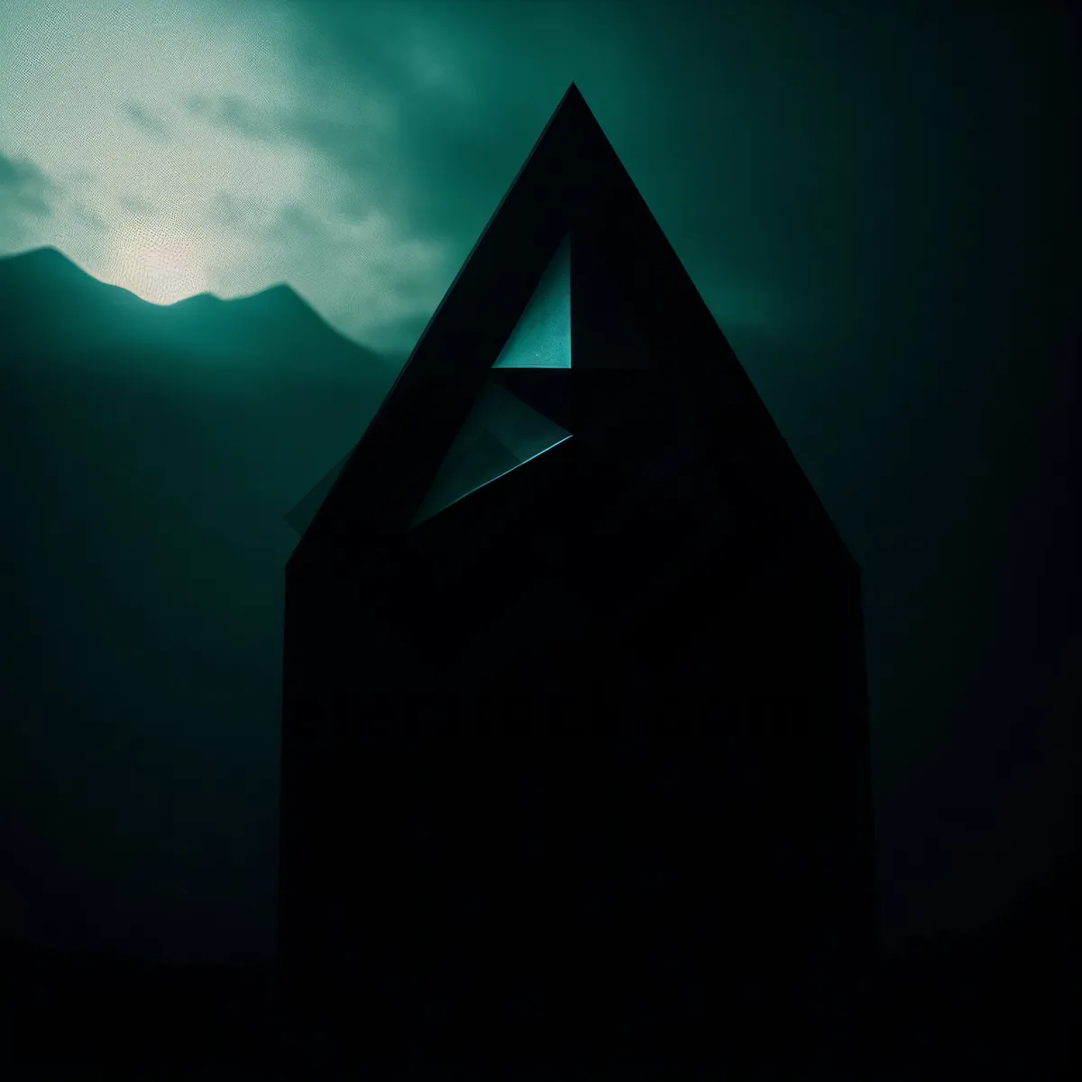 Picture of Mystic Triangle Sign: The Symbolic Pyramid