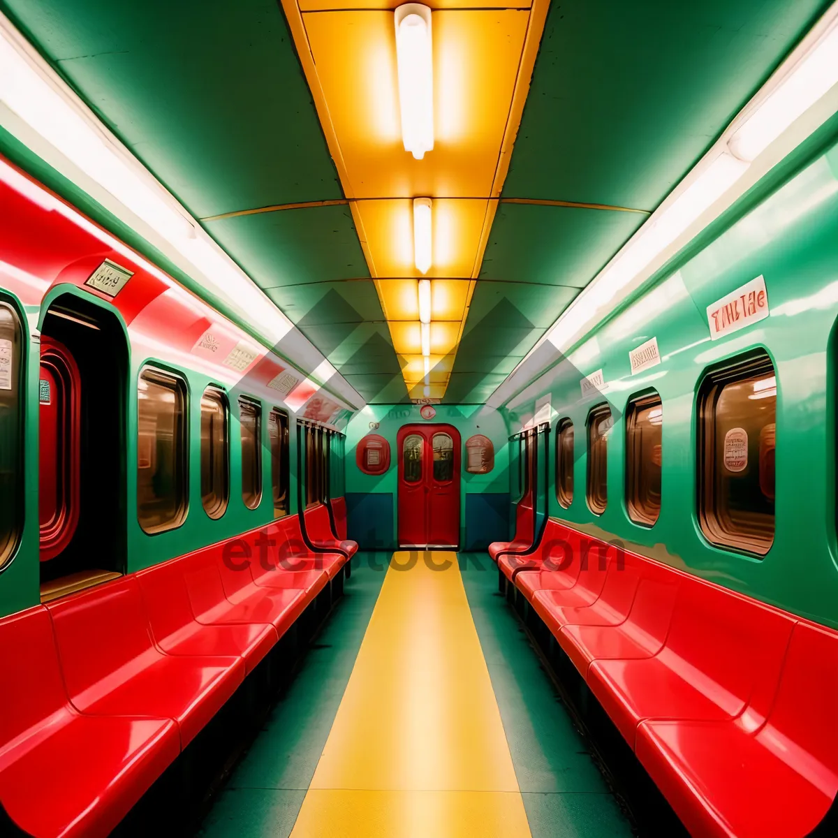 Picture of Urban Subway Tunnel in Motion