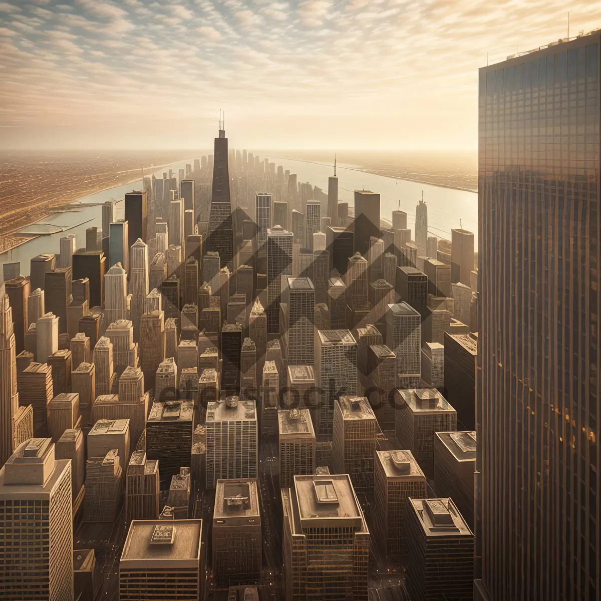 Picture of Urban Skyline: Iconic Cityscape with Modern Skyscrapers