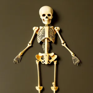 Skeletal Anatomy Doll Plaything - Medical Science 3D Image