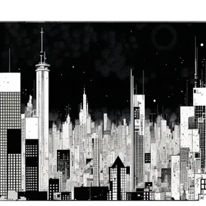 Urban Skyline Puzzle: Towering City Architecture