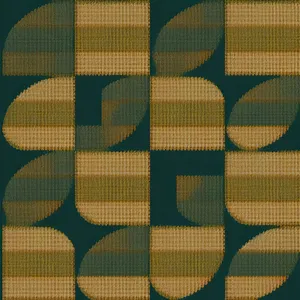 Retro Square Tartan Checkered Fabric Pattern