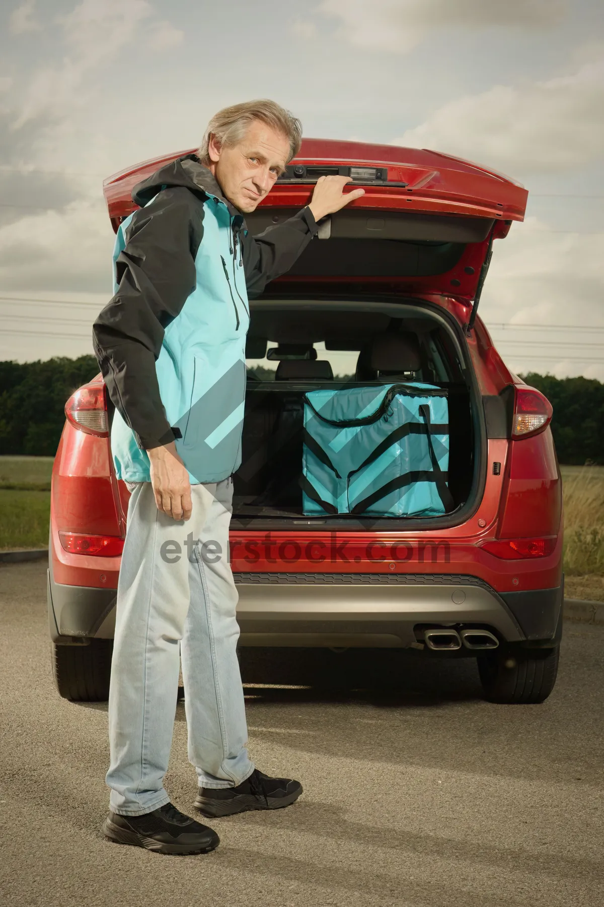 Picture of Travel road trip in a passenger van.