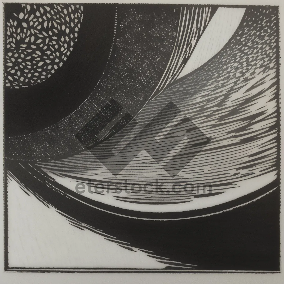 Picture of Digital Phonograph Record Design: Textured Pattern Graphic