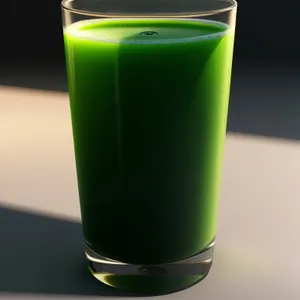 Refreshing Yellow Fruit Juice in Glass