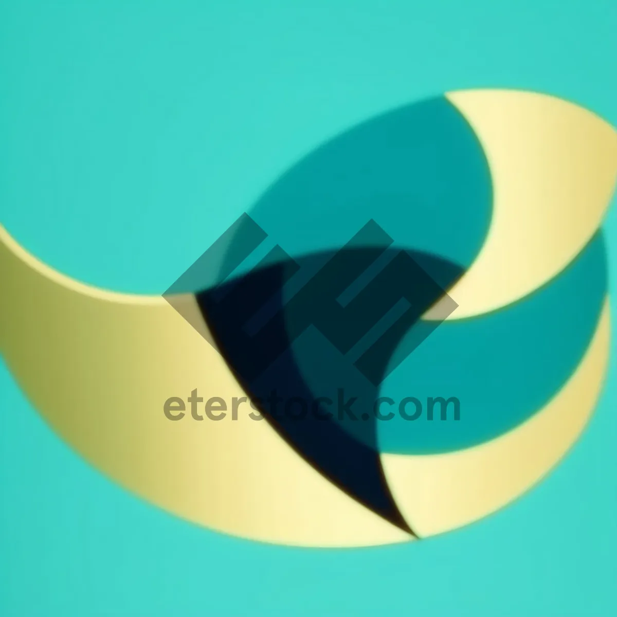 Picture of Abstract modern graphic design wave pattern wallpaper.