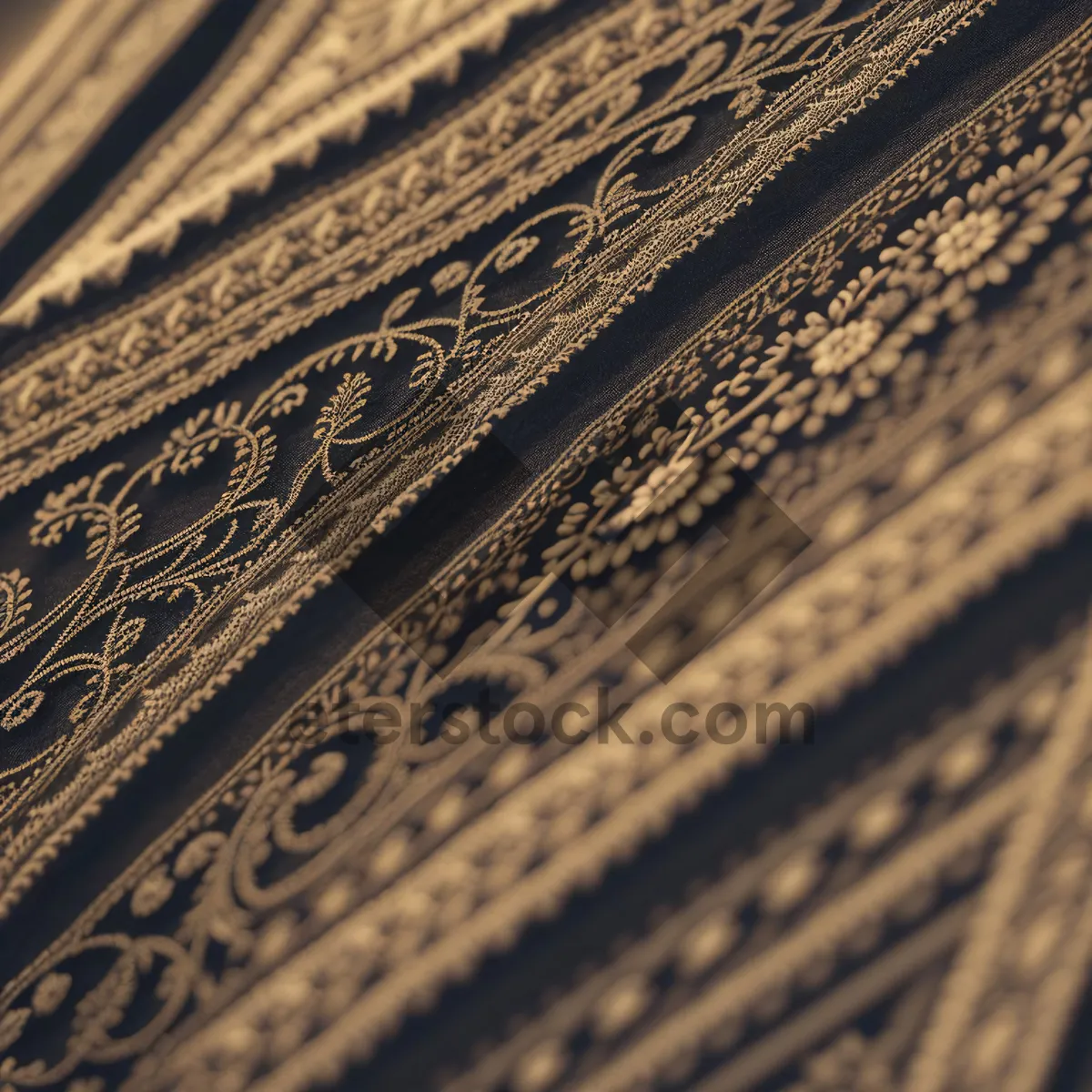 Picture of Arabesque Woven Texture on Cotton Velvet