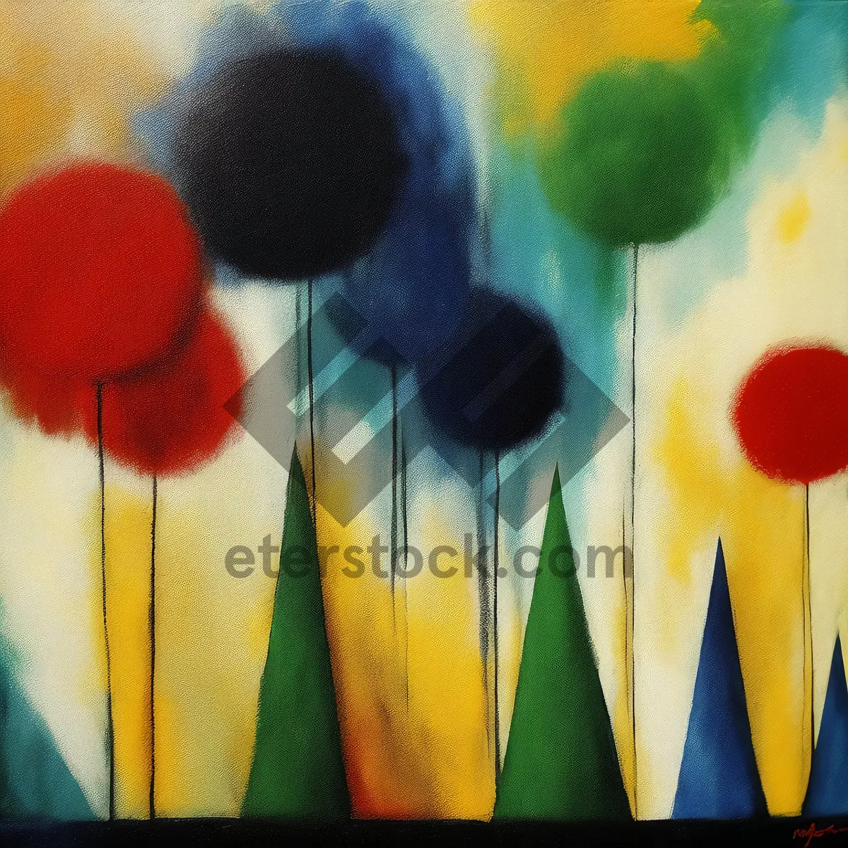 Picture of Colorful pencil rainbow on wooden desk in school.