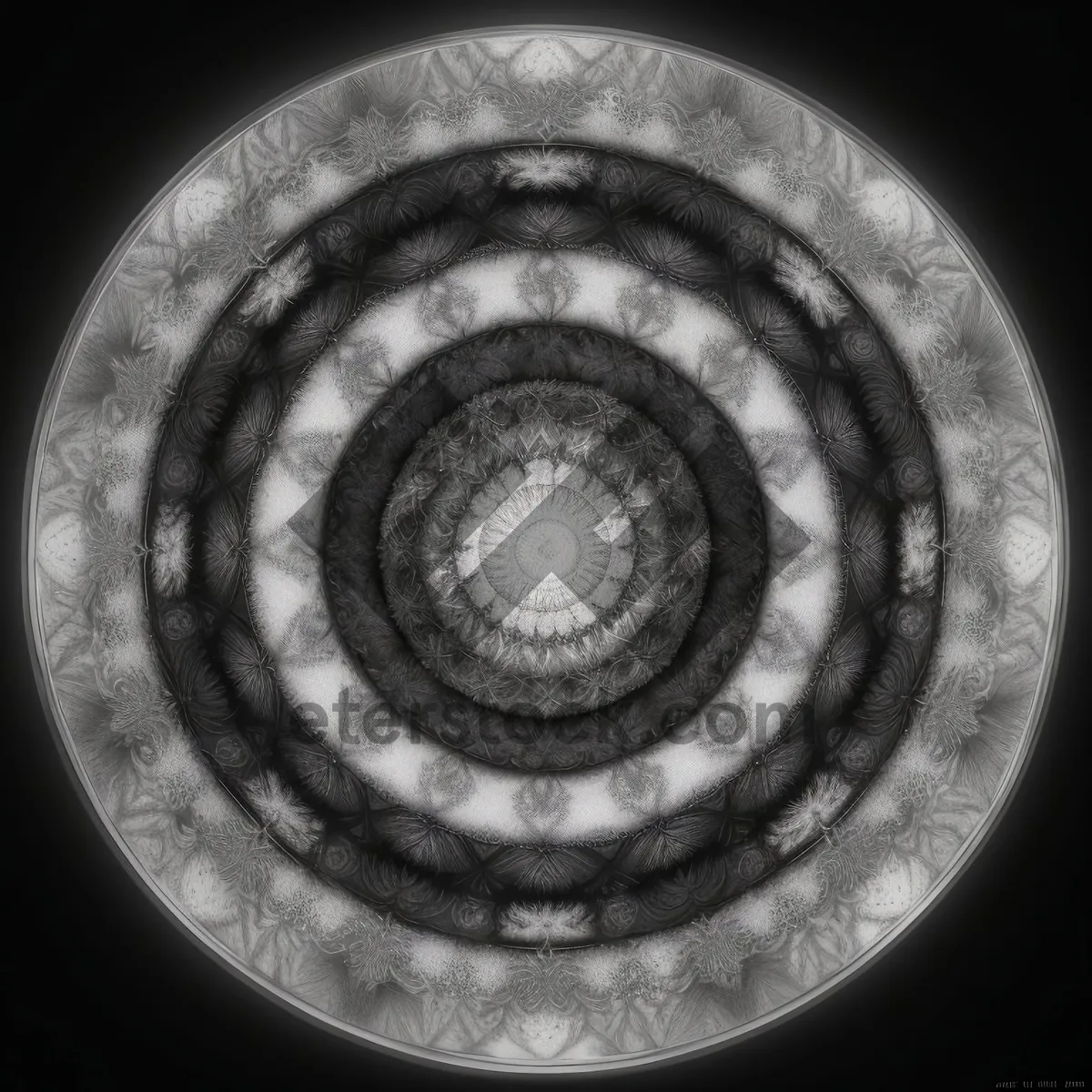 Picture of Coiled Shield: Graphic Design for Light & Fractal Wallpaper