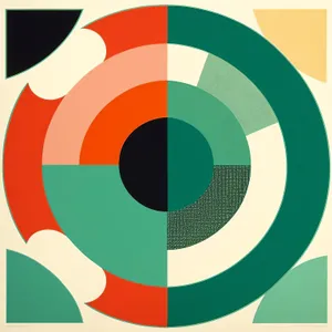 Symbolic Art Design: Iconic Graphic Flag Sign