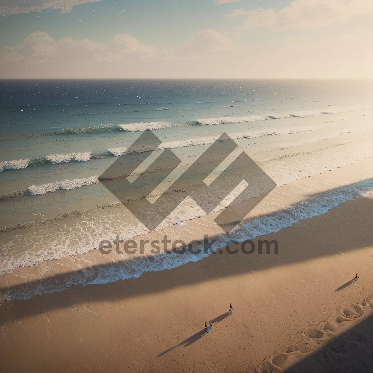 Picture of Tropical Vacation Bliss: Serene Beachscape and Azure Seas