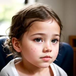 Adorable Child's Plaything with Innocent Smile