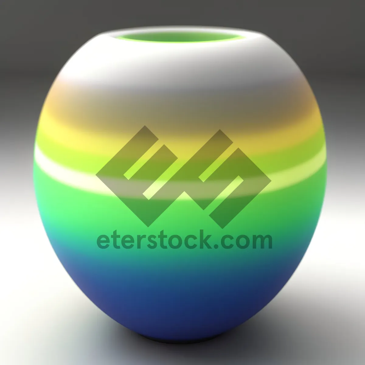 Picture of Colorful Shiny Glass Sphere Button