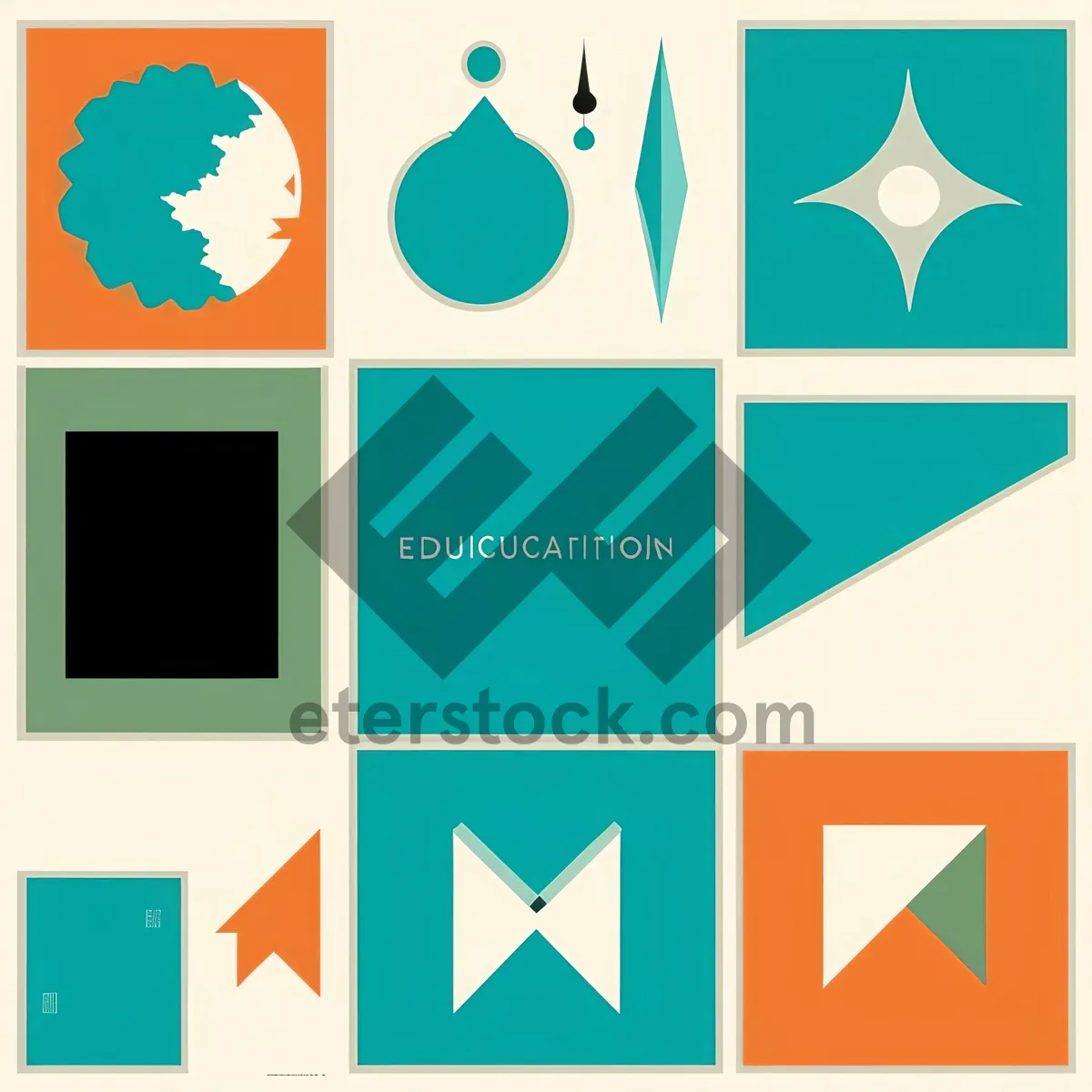 Picture of Symbolic Set of Flag Icons