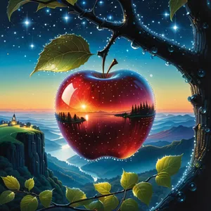 Festive Apple Ornament for Healthy Holiday Decor