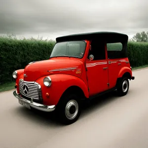 Fast and Rugged Pickup Truck on the Road