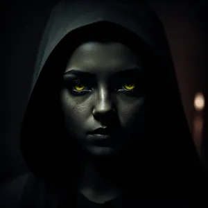 Mysterious Sorcerer with Alluring Expression