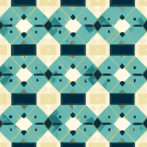 Colorful geometric pattern wallpaper tile design.