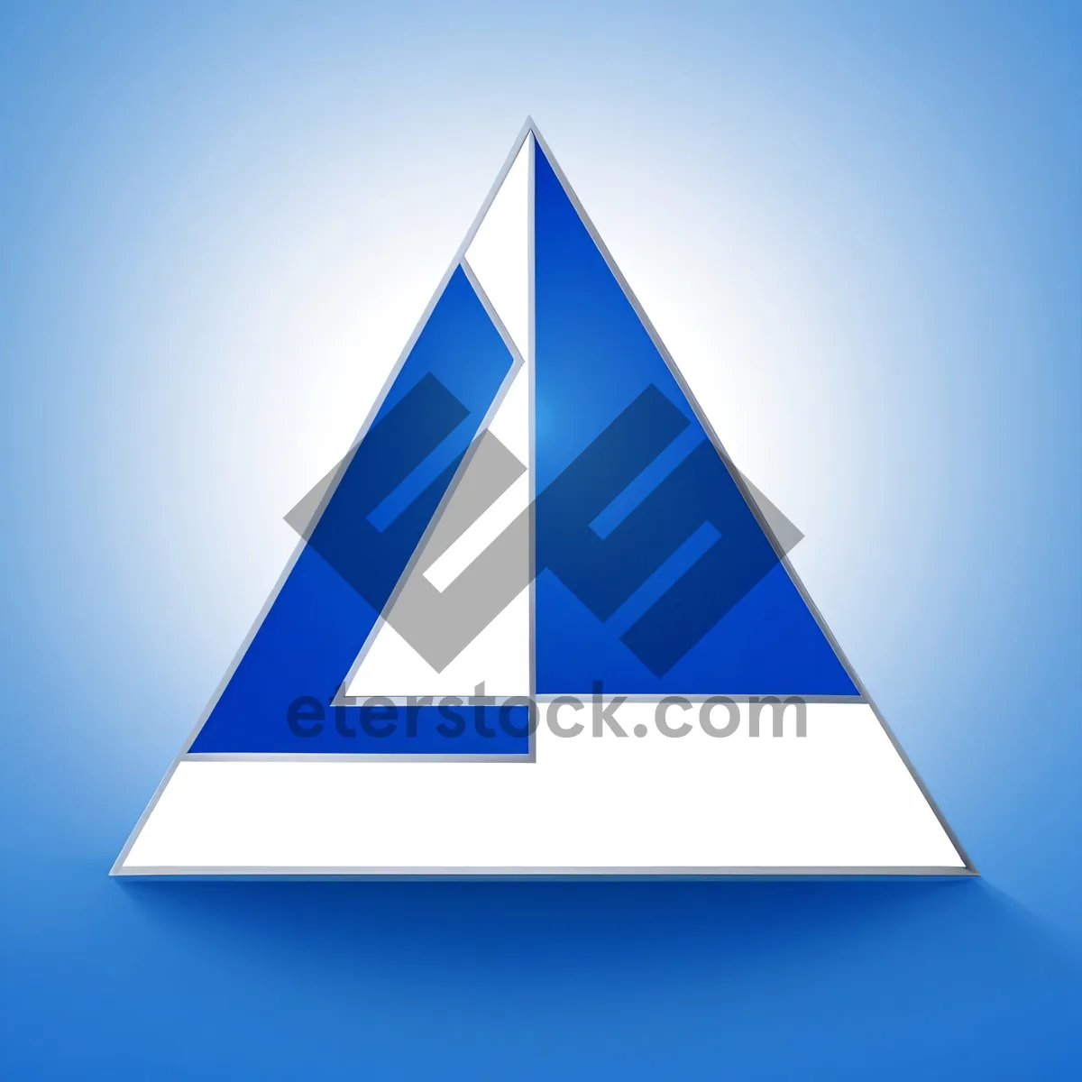 Picture of Pyramid Sign: Graphic Symbol Design Icon