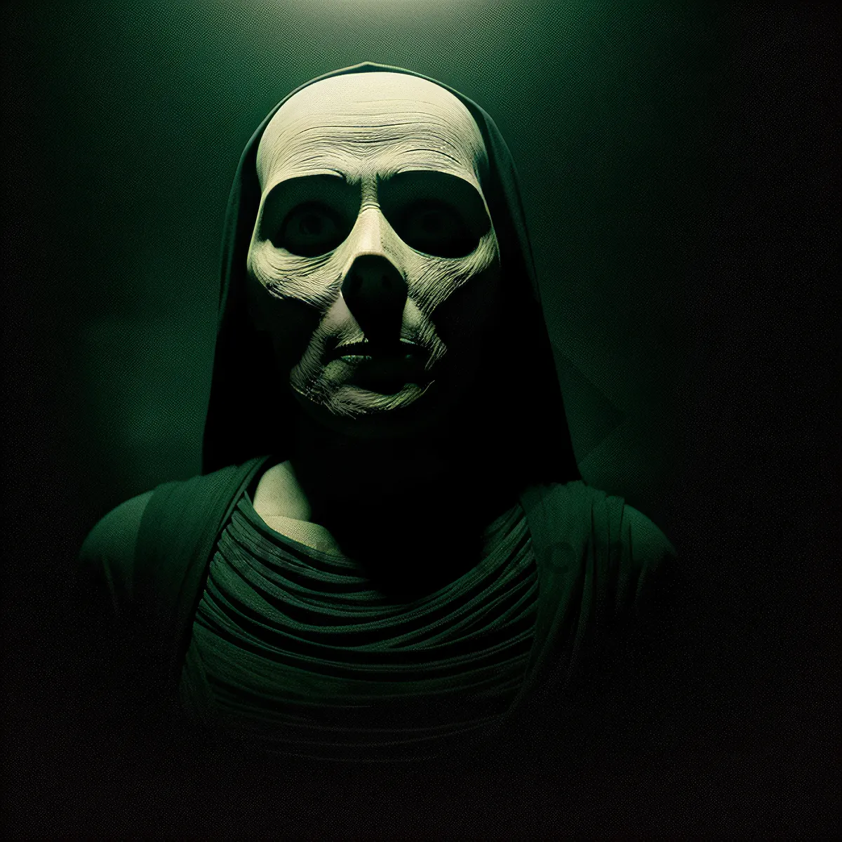 Picture of Skull-faced Man in Black Ski Mask