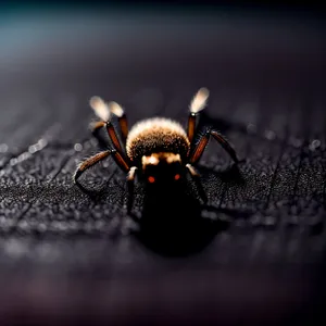 Elegant Arachnid Close-up: Black Widow Spider